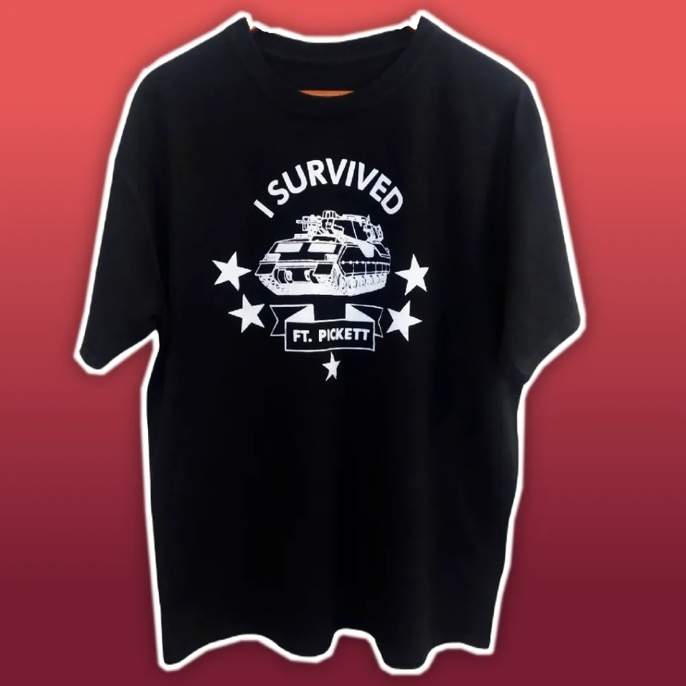 I Survived Ft. Pickett | T-Shirt | Unisex | Black |​